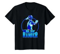 Niños Power Rangers Blue Ranger Power Pose Shot Camiseta