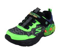 Skechers Boys, Zapatillas Niños, Ribete Textil Sintético de Lima Negra, 30 EU