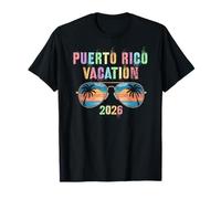 Niños Puerto Rico Vacaciones 2026 Vacay Playa Viajes Camiseta
