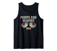 Niños Puerto Rico Vacaciones 2026 Vacay Playa Viajes Camiseta sin Mangas