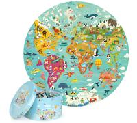 Niños Puzle Rompecabezas 150 Piezas boppi Mundo Mapa Atlas Con 100% Reciclado