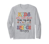 Niños Que Hablan de Nuevo Make My Day SLP Terapia del lenguaje del Habla Manga Larga