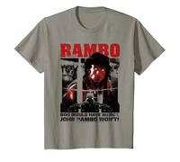 Niños Rambo III Dios querría a Mercy Stallone Film Kids Camiseta