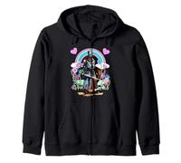 Niños Retro Arco Iris Caballero Medieval Cuento de Hadas Sudadera con Capucha