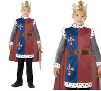 Niños Rey Arturo Disfraz Carnaval Disfraz de Caballero Medieval Edad 4-12