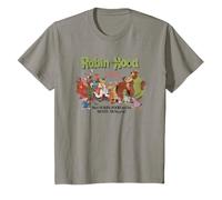 Niños Robin Hood Retro Movie Poster Camiseta