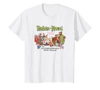 Niños Robin Hood Retro Movie Poster Camiseta