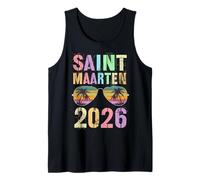 Niños Saint Maarten 2026 Trip Swim Vacay BFF Mamá Hija Camiseta sin Mangas