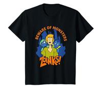 Niños Scooby Doo Beware of Monsters Halloween Camiseta