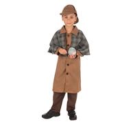 Niños Sherlock Holmes Disfraz Victoriano Detective Día Del Libro Semana