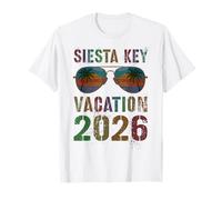 Niños Siesta Key Vacation 2026 Vacay Holiday Travel Matching Camiseta
