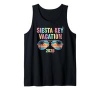 Niños Siesta Key Vacation 2026 Vacay Holiday Travel Matching Camiseta sin Mangas