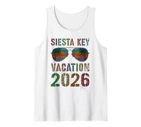 Niños Siesta Key Vacation 2026 Vacay Holiday Travel Matching Camiseta sin Mangas