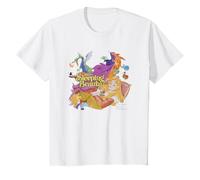 Niños Sleeping Beauty Retro Movie Poster Camiseta