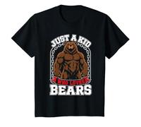 Niños Solo un niño Que ama a los Osos Camiseta