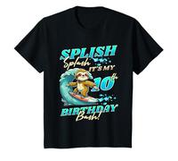 Niños Splish Splash - Perezoso para 10 cumpleaños (10 años) Camiseta