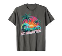 Niños ST Maarten Vacaciones Natación Viaje Coincidencia Primo Camiseta