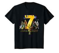 Niños Star Wars Classic Characters Seventh Birthday 7 Years Old Camiseta