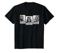 Niños Star Wars Darth Vader Live Laugh Love Camiseta