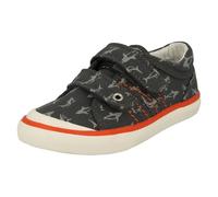 Niños Startrite Shark Detallado Zapatillas de Lona Ola