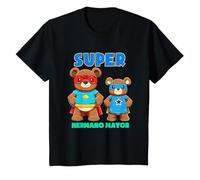 Niños Súper Hermano Mayor Oso Camiseta