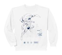 Niños Superman Kids con Capa de superhéroe Daily Planet DC Comics Trend Sudadera