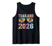 Niños Tailandia 2026 Vacay Travel Vacation Cumpleaños Familia Camiseta sin Mangas