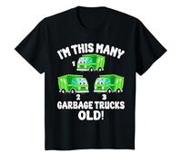 Niños Tengo tantos camiones de basura, 3 años, tercer cumpleaños Camiseta