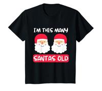 Niños Tengo tantos Papá Noel - Papá Noel de Navidad, segundo cumpleaños, 2 años Camiseta