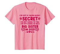 Niños Tengo un secreto que voy a ser una hermana grande 2021 tengo soy Camiseta