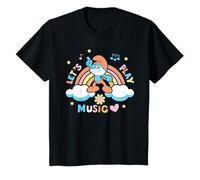 Niños The Pitufos Película Let's Play Music Papa Pitufo Dance Kids Camiseta