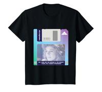 Niños The Terminator Sarah Connor Retro Disquete Niños Camiseta