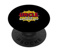 Niños Tío del Cumpleaños Niño Araña Fiesta temática a Juego PopSockets PopGrip Adhesivo