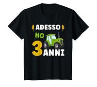 Niños Tractor Agricultor Regalo para Niños Ahora Tengo 3 Años Camiseta