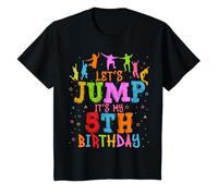 Niños Trampolín Let's Jump It's My 5th Birthday 5 Year Old Camiseta