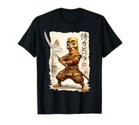 Niños Tung Sahur Samurai Japón Tradición Armadura Fantasía Meme Camiseta