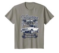 Niños Volkswagen Golf GTI MK1 Original Racing Banderas Niños Camiseta