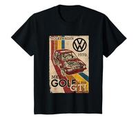 Niños Volkswagen Golf GTI MK1 Retro Art 1976 Niños Camiseta