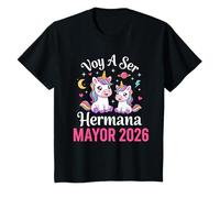Niños Voy a Ser Una Hermana Mayor 2026 Anuncio del Bebé Camiseta