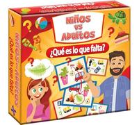 Niños vs Adultos. ¿Qué es lo que Falta? Juego de Memoria y Reflexión Observación Memory Niños 5 Años Juego de Percepción de lo Que Les Falta Juego de Cartas Tarjetas Educativo | 84 Tarjetas | 5+