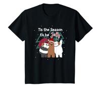 Niños We Bare Bears Tis The Season Navidad Camiseta