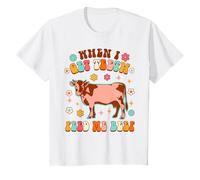 Niños Western Life Farmer Baby Cuando Tengo Dientes Me Alimenta Carne Camiseta