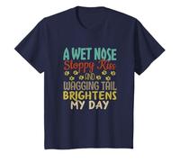 Niños Wet Nose Sloppy Kiss - Lindo Tema de Perro Camiseta