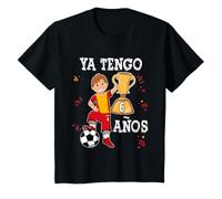 Niños Ya Tengo 6 Años Fútbol Niño Camiseta