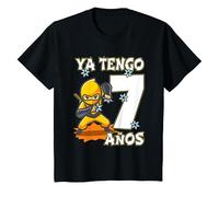 Niños Ya Tengo 7 Años | 7 Años Cumpleaños Niño | Ninja Camiseta