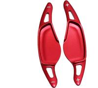 NINQ 2 Piezas Aluminio Coche Apto Volante Levas De Cambio para B-MW 8er G14 G15 G16 2018-2022, Paletas De Cambio Volante Pegatinas Estilo,C-Red