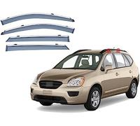 NINQ 4 Piezas Deflectores de Viento para Kia Carens UN RP 2007-2012, Visores Ventana Viento Deflector Weather Shileds Window Visor Guards
