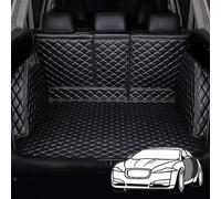 NINQ Cobertura Completa Cuero Funda de Maletero de Coche para Ford Kuga 2019-2023 2024 2025, Resistente ArañAzos Alfombrillas para Maletero,C-Black