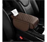 NINQ Coche Funda Consola Central Reposabrazos para Honda Insight 2009-2014 2019 2020 2021 2022 2023 2024 2025 2026, Cuero Impermeable Cojín Apoyabrazos Alfombrilla Protector Accesorios,Coffee