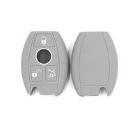 NINQ Coche Llave Cubierta para Benz R Class W251 2005-2009, Coche Llave Protector, Funda Llave de Coche Resistente Al Polvo Accesorios,Normal-E Grey